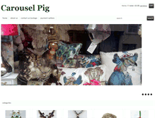 Tablet Screenshot of carouselpig.co.uk